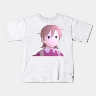 Nichijou glitch art Kids T-Shirt